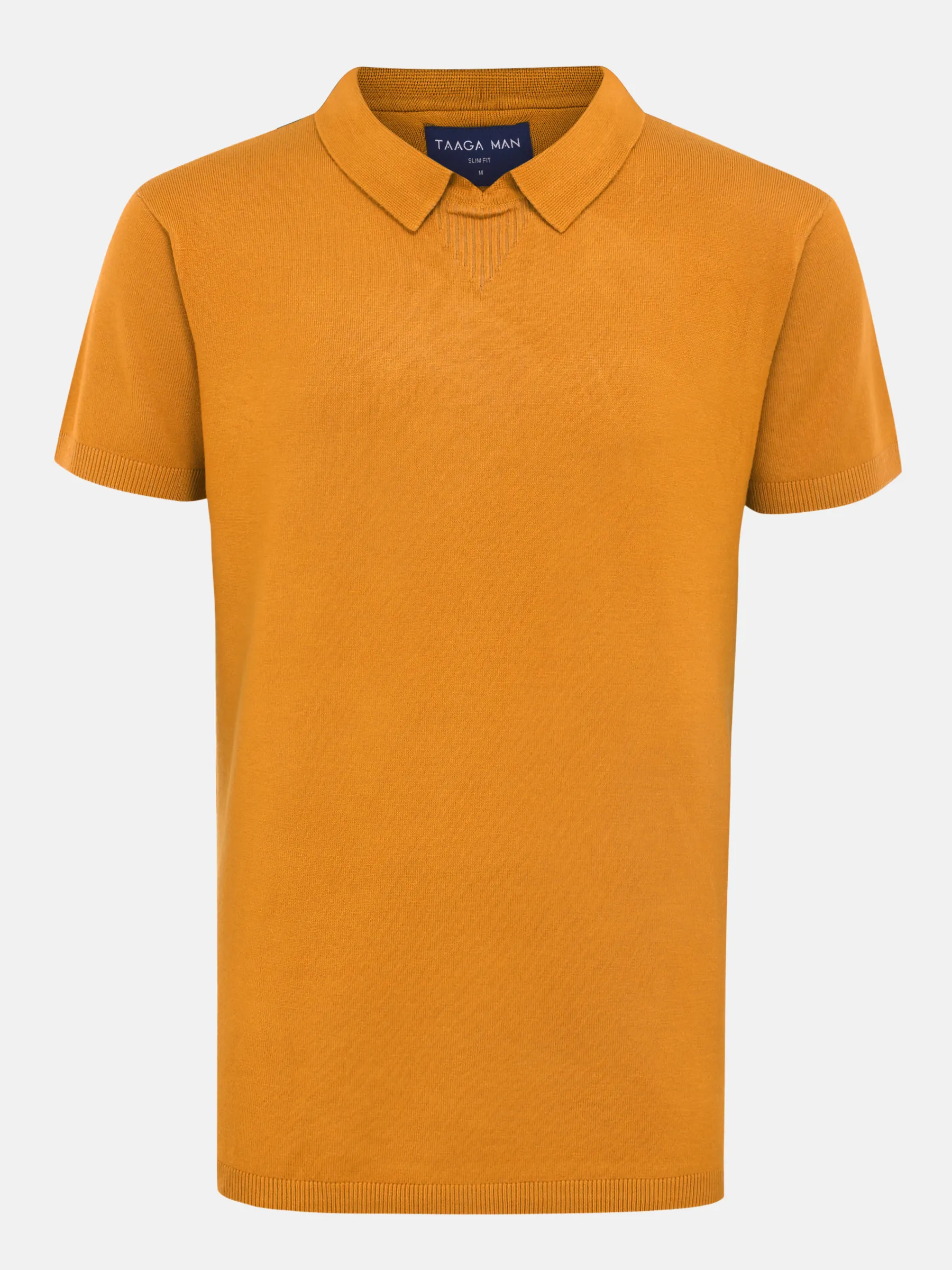 Golden Oak Cotton Slim Fit Polo Shirt
